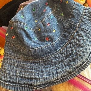 SPROCKETS Toddler Embroidered Denim Bucket Hat